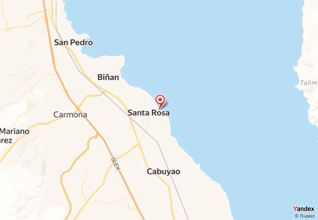 Qibla Map for Santa Rosa