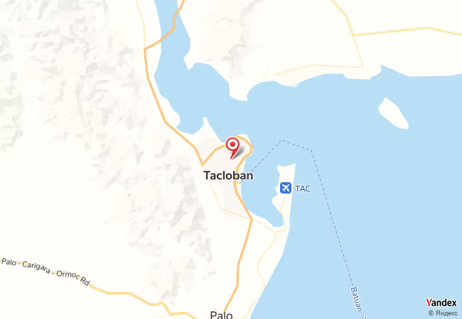 Qibla Map for Tacloban