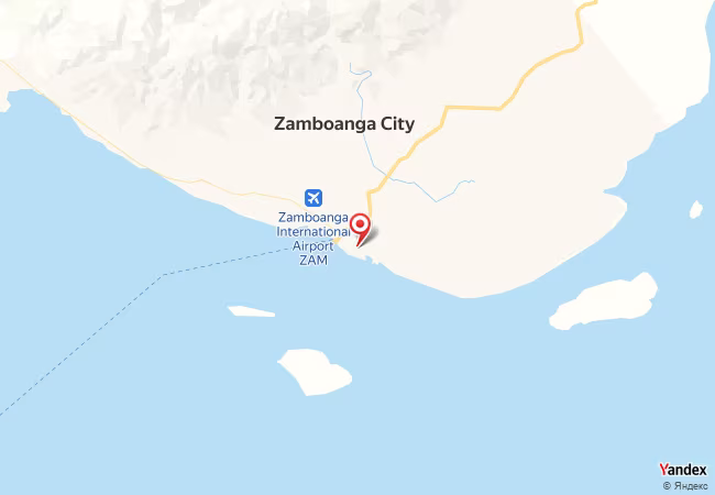 Qibla Map for Zamboanga City
