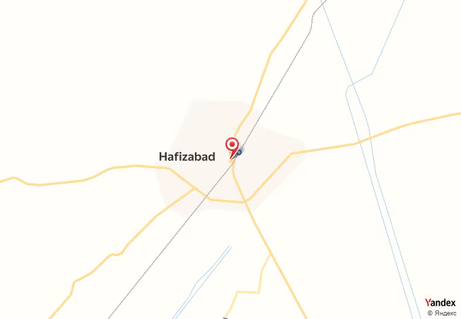 Qibla Map for Hafizabad