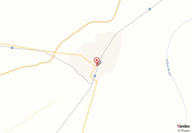 Qibla Map for Larkana