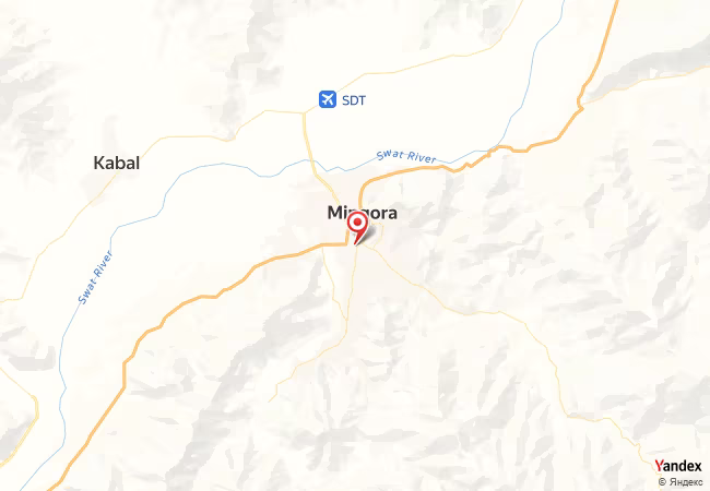 Qibla Map for Mingaora