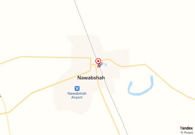 Qibla Map for Nawabshah