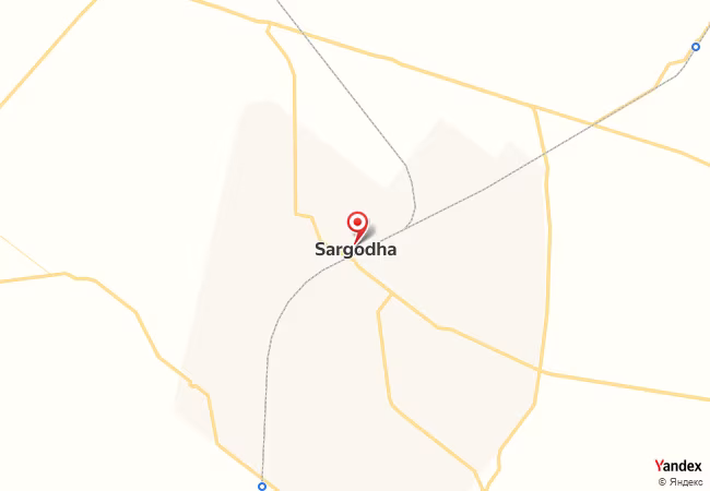 Qibla Map for Sargodha
