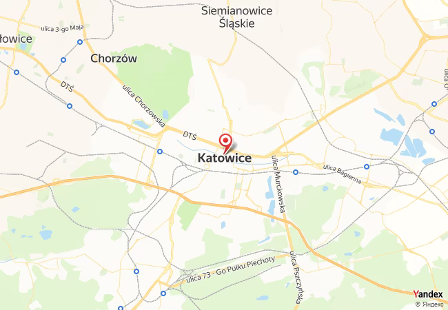 Qibla Map for Katowice