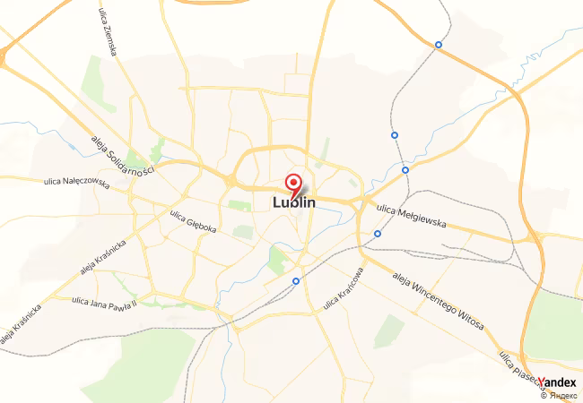 Qibla Map for Lublin
