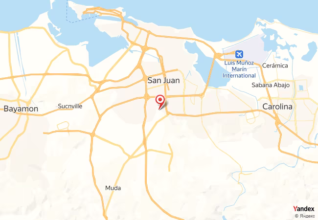 Qibla Map for San Juan