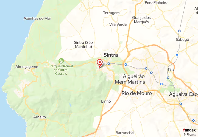 Qibla Map for Sintra