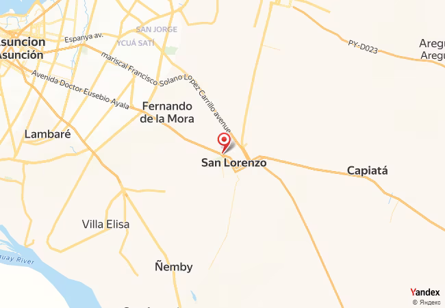 Qibla Map for San Lorenzo