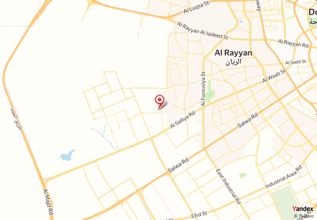 Qibla Map for Ar Rayyan