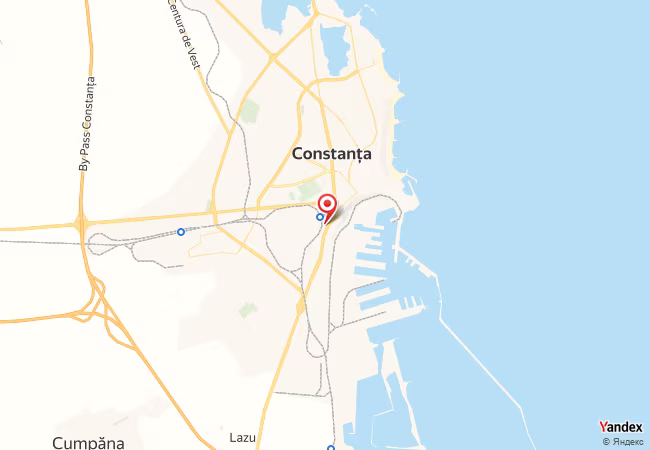 Qibla Map for Constanta