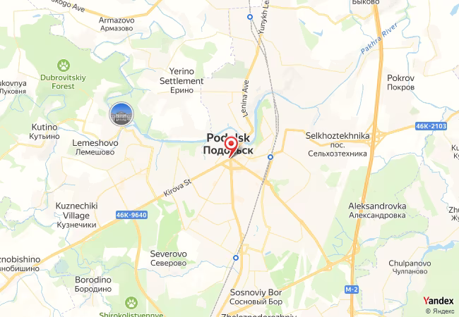 Qibla Map for Podolsk