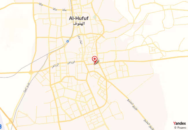 Qibla Map for Al Hufuf