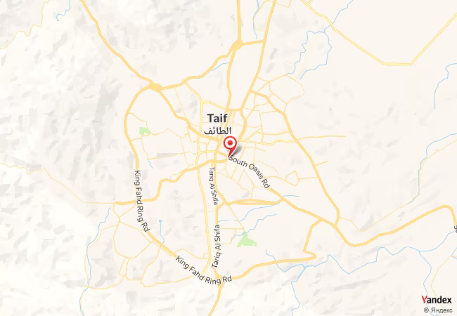 Qibla Map for At Ta'if