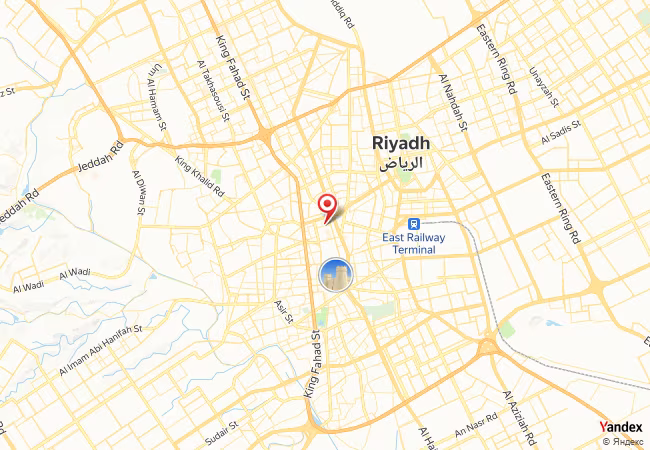 Qibla Map for Riyadh