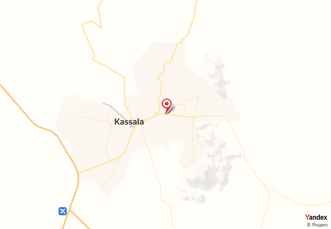 Qibla Map for Kassala