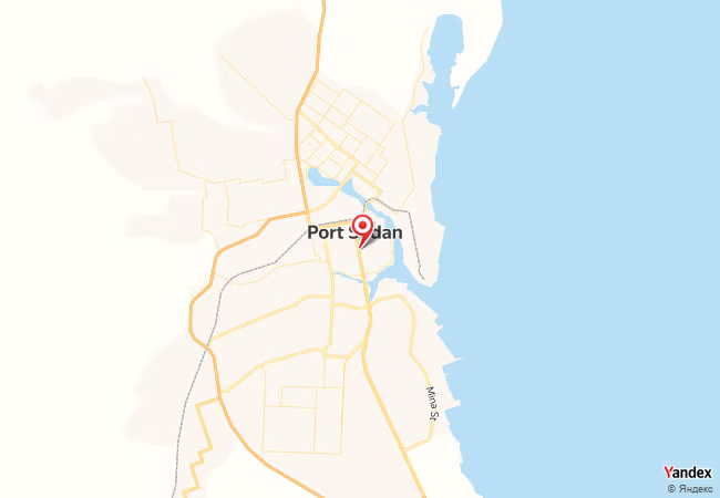 Qibla Map for Port Sudan