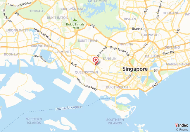 Qibla Map for Singapore