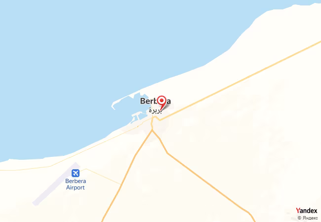 Qibla Map for Berbera