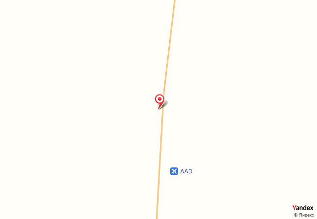 Qibla Map for Cadaado