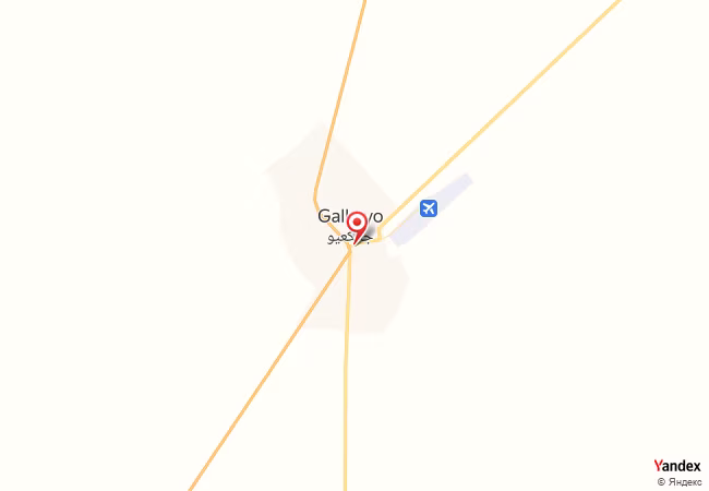 خريطة القبلة لمدينة جالكعيو