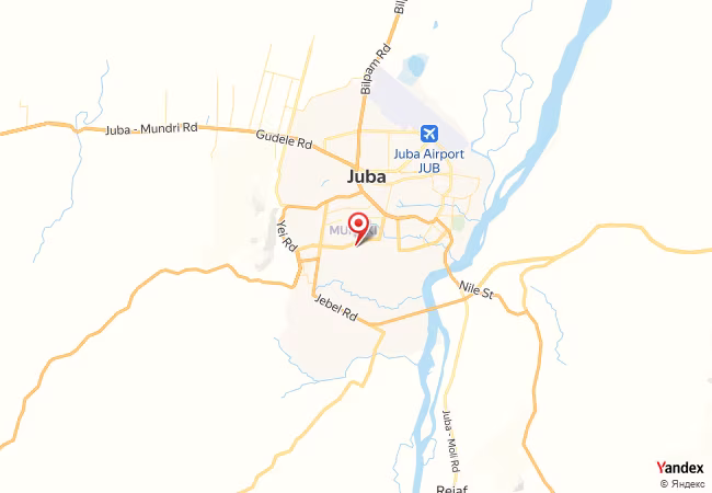 Qibla Map for Juba