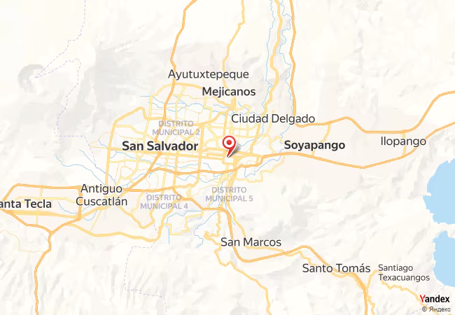 Qibla Map for San Salvador