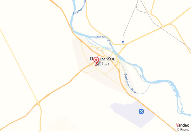 Qibla Map for Dayr az Zawr