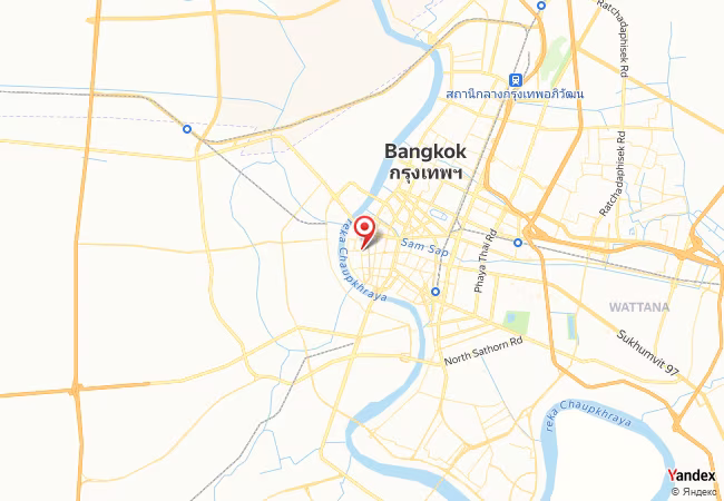 Qibla Map for Bangkok