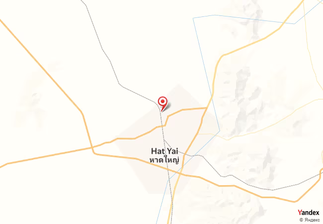 Qibla Map for Hat Yai