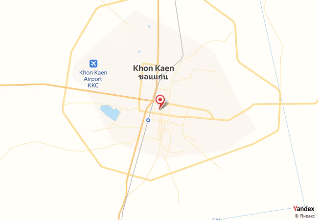 Qibla Map for Khon Kaen