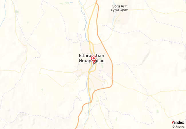 Qibla Map for Istaravshan
