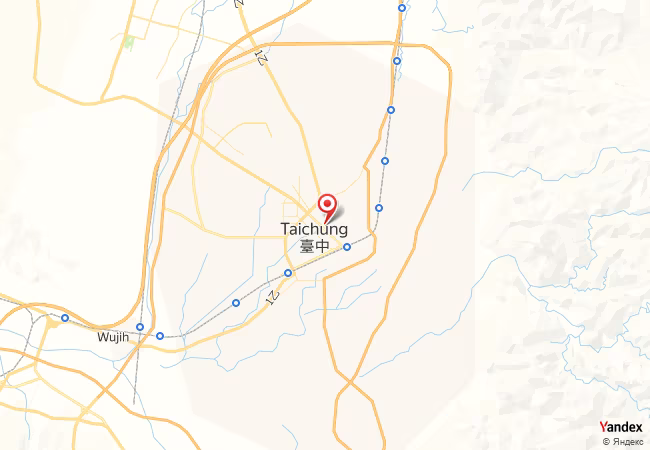 Qibla Map for Taichung