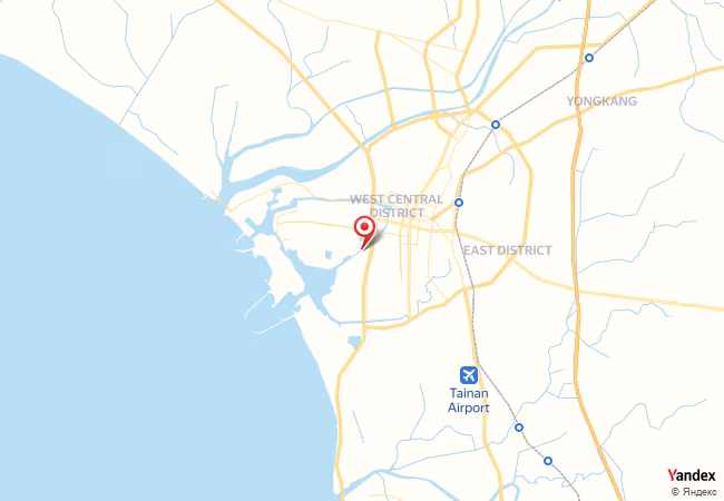 Qibla Map for Tainan