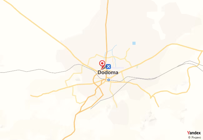 Qibla Map for Dodoma