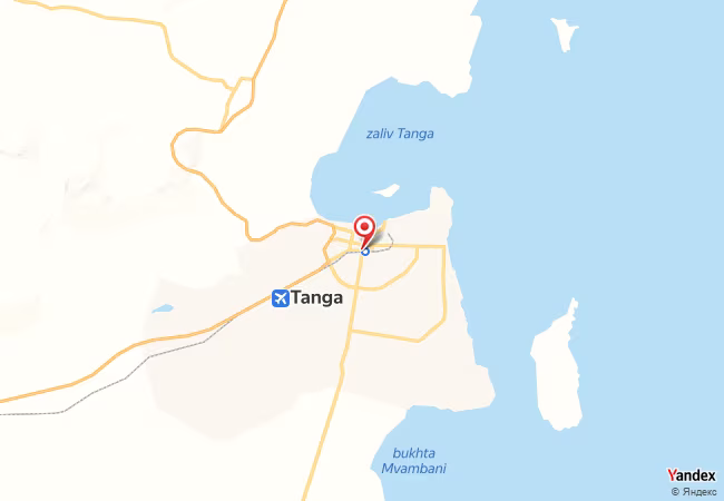 Qibla Map for Tanga