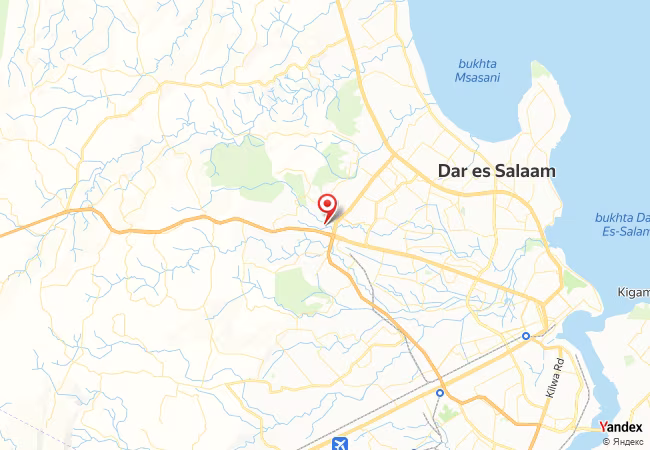 Qibla Map for Ubungo