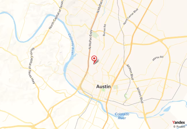 Qibla Map for Austin