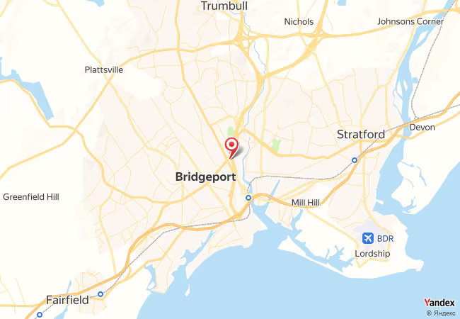 Qibla Map for Bridgeport