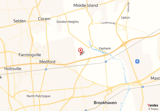 Qibla Map for Brookhaven