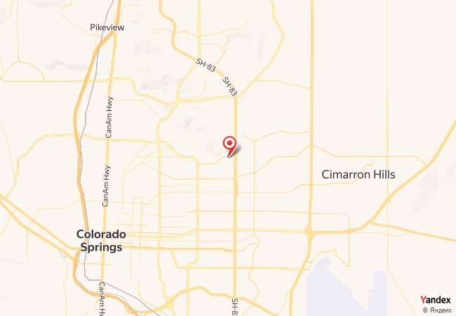 Qibla Map for Colorado Springs