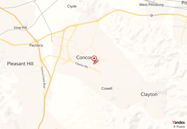 Qibla Map for Concord