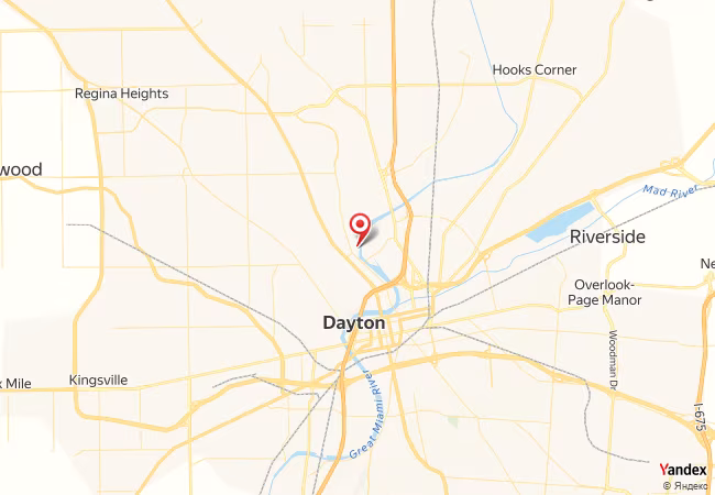 Qibla Map for Dayton
