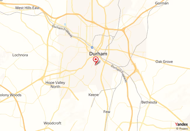 Qibla Map for Durham