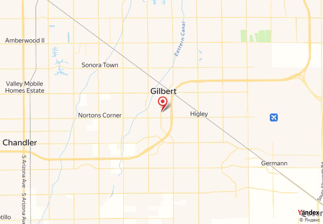Qibla Map for Gilbert