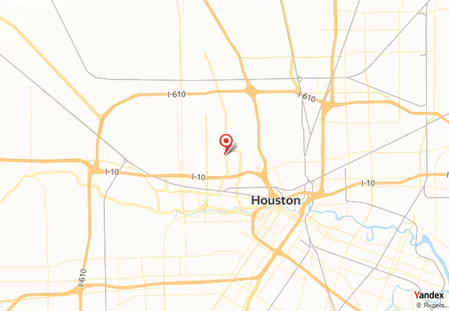 Qibla Map for Houston