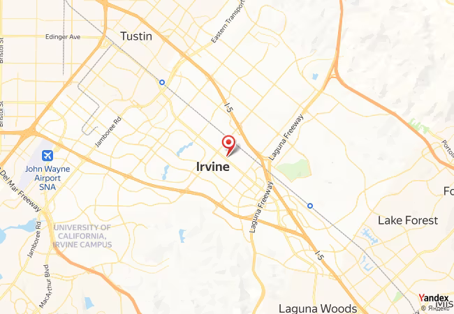 Qibla Map for Irvine