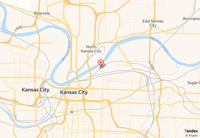 Qibla Map for Kansas City