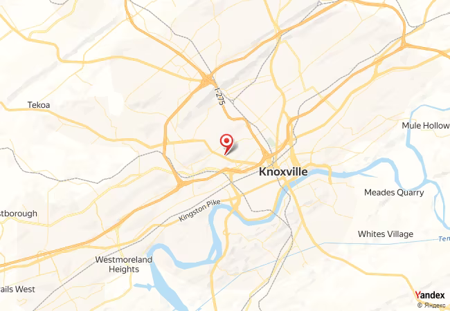 Qibla Map for Knoxville