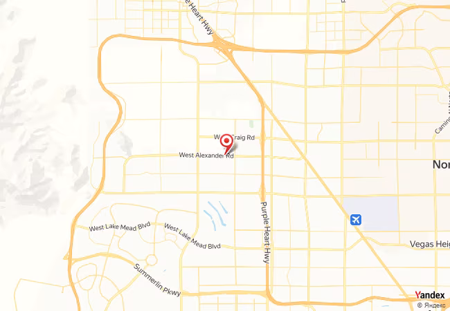 Qibla Map for Las Vegas